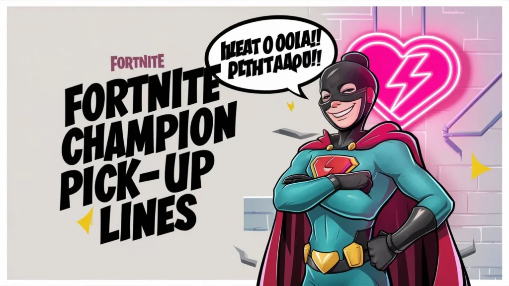 Champion Fortnite Pick-Up Lines to Win Their Heart