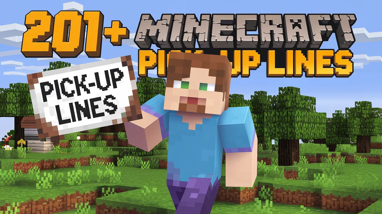 Minecraft Pick-Up Lines