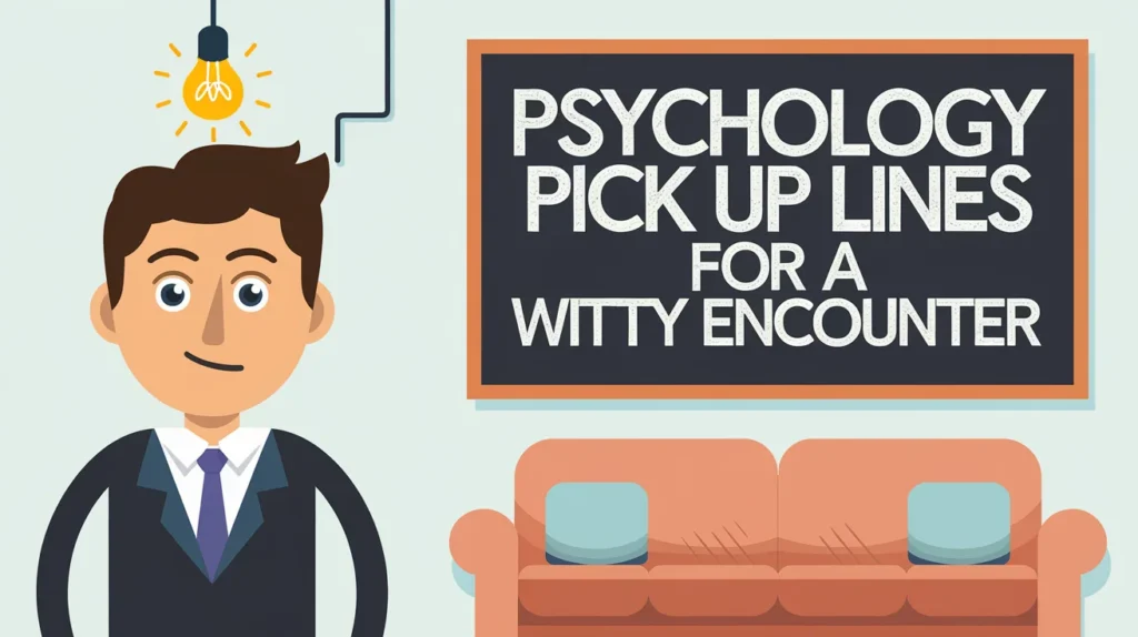 Psychology Pick Up Lines for a Witty Encounter