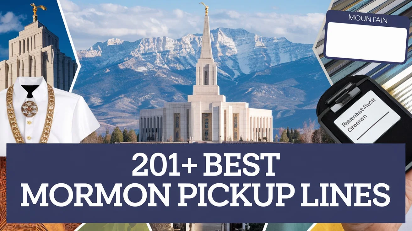 Best Mormon Pickup Lines