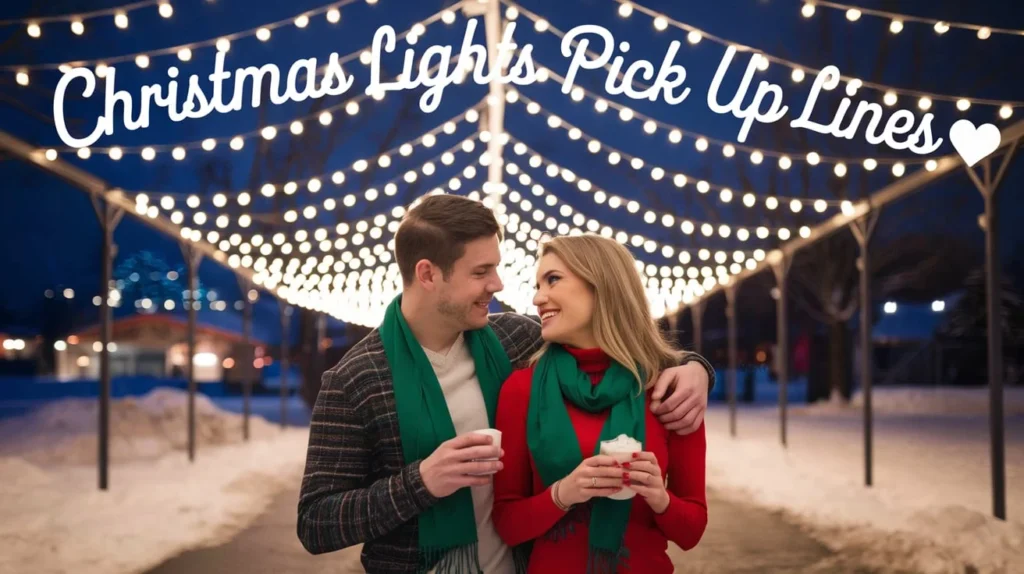 Christmas Lights Pick Up Lines