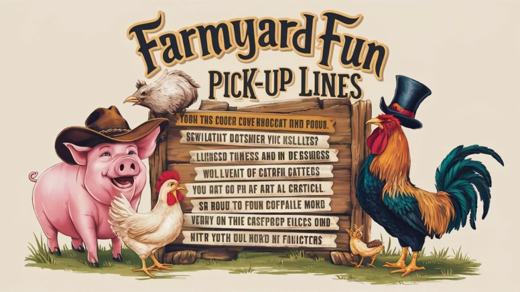 Farmyard Fun Pick Up Lines