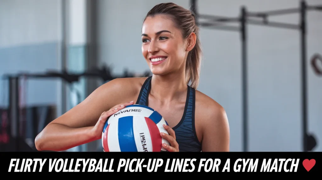 Flirty Volleyball Pick-Up Lines for a Gym Match