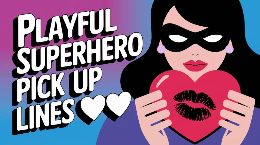 Playful Superhero Pick Up Lines