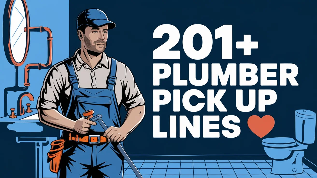 Plumber Pick Up Lines