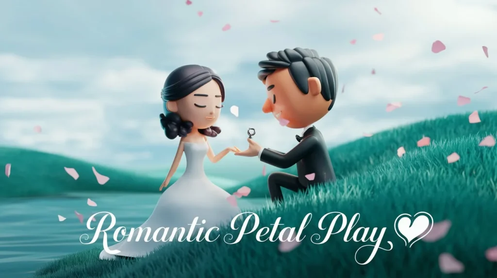 Romantic Petal Play
