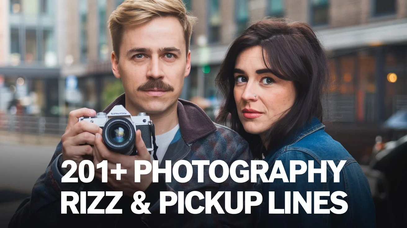 Photography Rizz & Pickup Lines