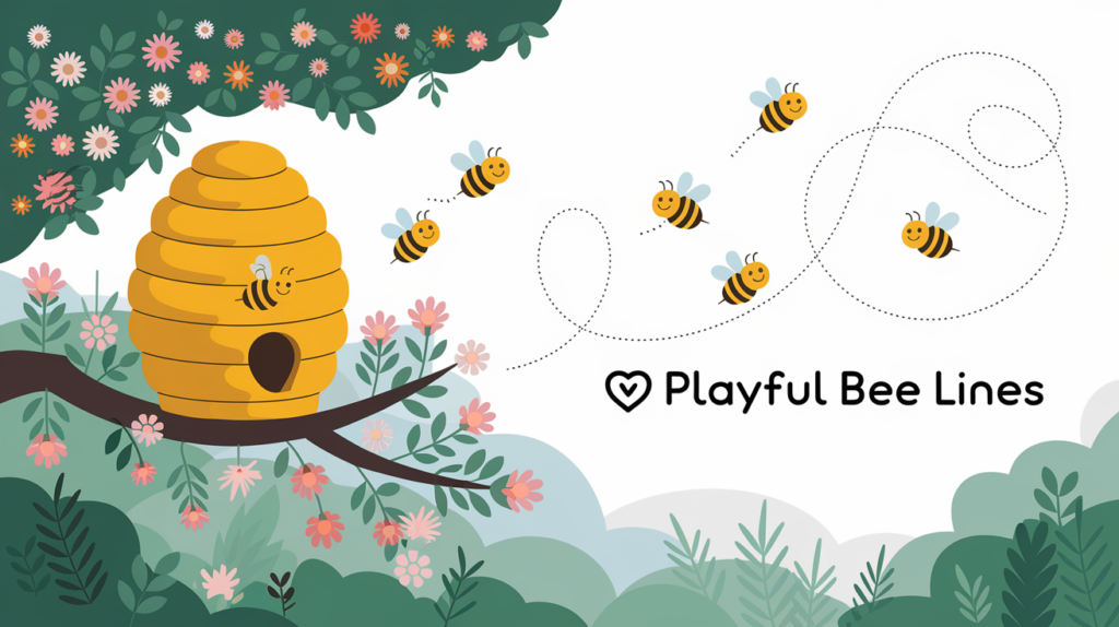 Playful Bee Lines