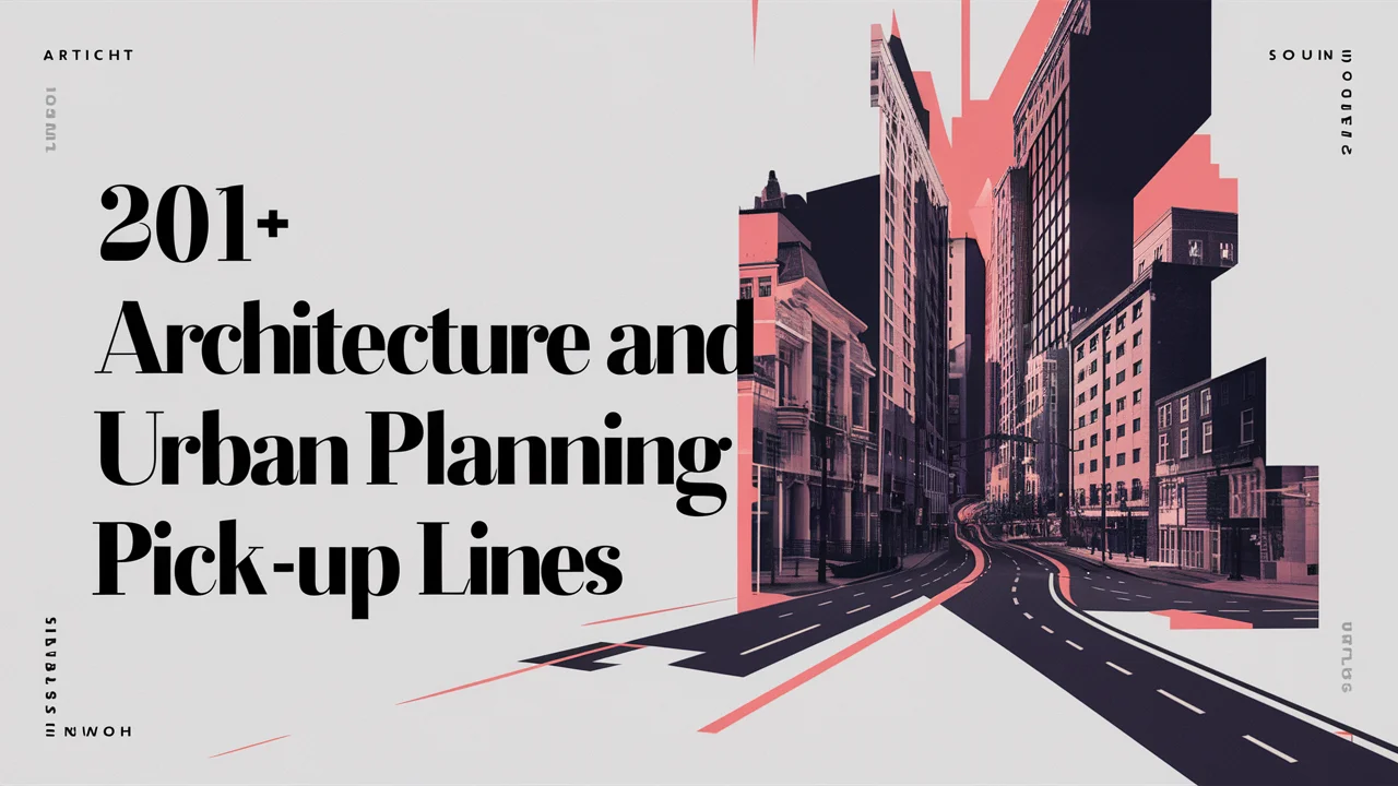 Architecture and Urban Planning Pick-Up Lines