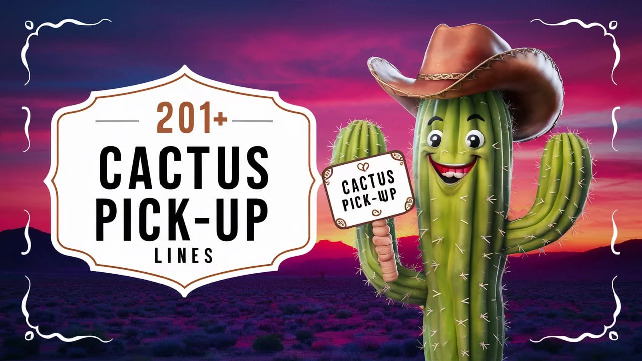 Cactus Pick-Up Lines