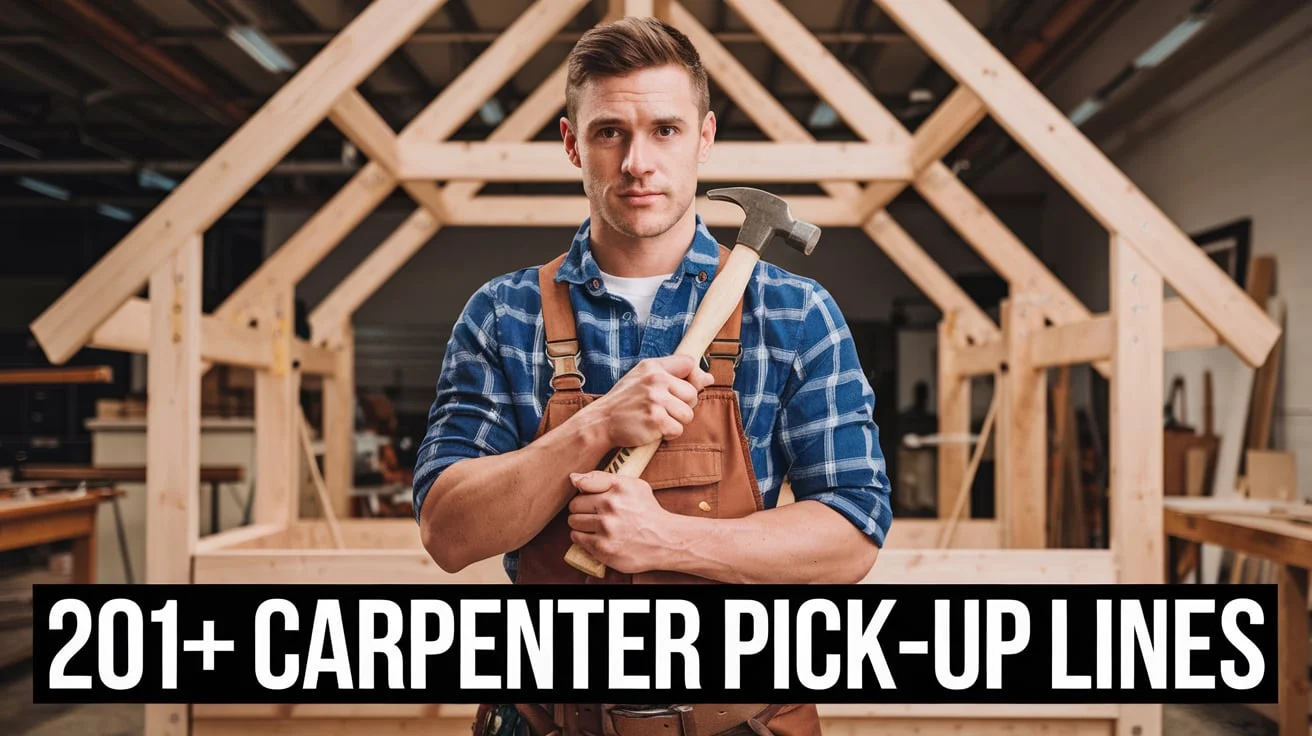 Carpenter Pick-Up Lines