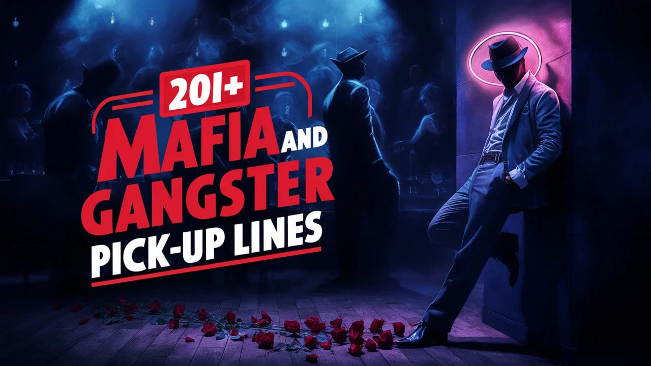 Mafia and Gangster Pick-Up Lines