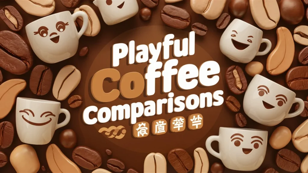 Playful Coffee Comparisons