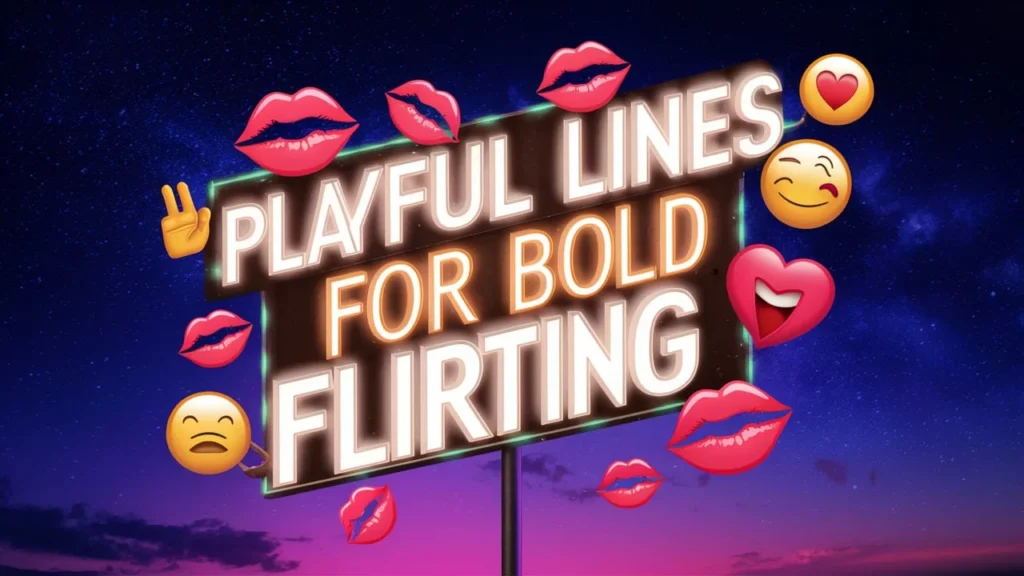 Playful Lines for Bold Flirting