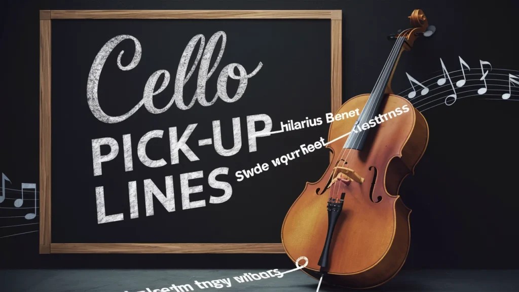 Cello Pick-Up Lines